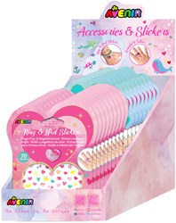 Avenir set creativo pegatinas anillos uñas pulsera tatuajes niños
