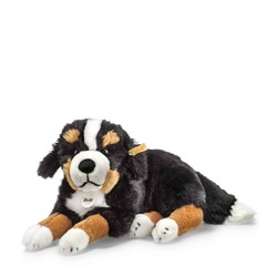 Steiff peluche perro de montaña bernés Senni negro marrón blanco 45 cm