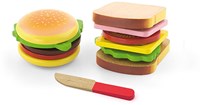 Viga Toys Hamburguesa y sándwich. +18 meses
