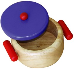 Viga Toys olla de sopa de madera juguete con tapa - set de cocina 3+