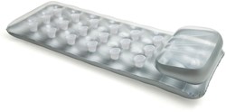 Intex colchón hinchable pocket gris 188x71cm con almohada - PVC resistente