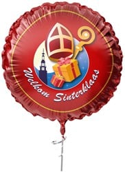 Folie Ballon Welkom Sinterklaas