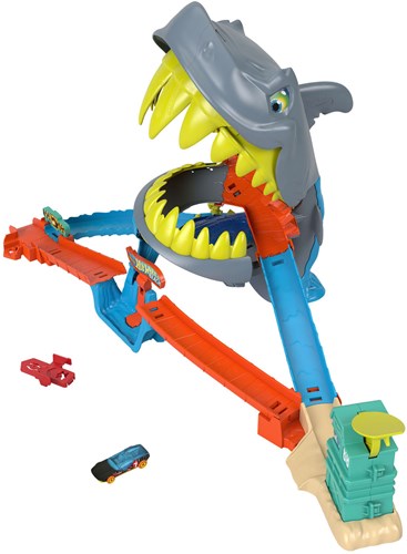 Hot Wheels juguete City Playa del Tiburón playset - aventura en la playa-2
