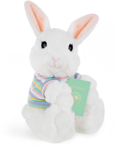 Studio Pets peluche conejo BunBun 16cm blanco regalo