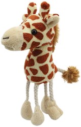 The Puppet Company títere de dedo jirafa - juguete de peluche para niños