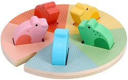 Petit Collage puzzle de conteo de madera para niños juguete educativo