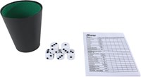 Van Manen juego de dados con vaso y 5 dados 9x14x23cm-2