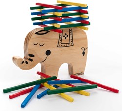 Angel Sports juego de equilibrio de madera elefante juguete de habilidad niños