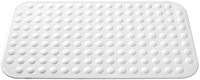 Alfombrilla de baño antideslizante blanca - alfombra baño ducha 40x70 cm goma
