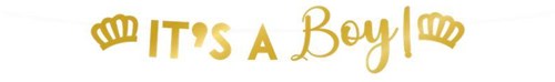 Letter banner - It's a boy!