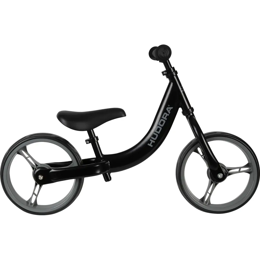 Hudora bicicleta sin pedales Classic negra - Bicicleta infantil con manillar ajustable