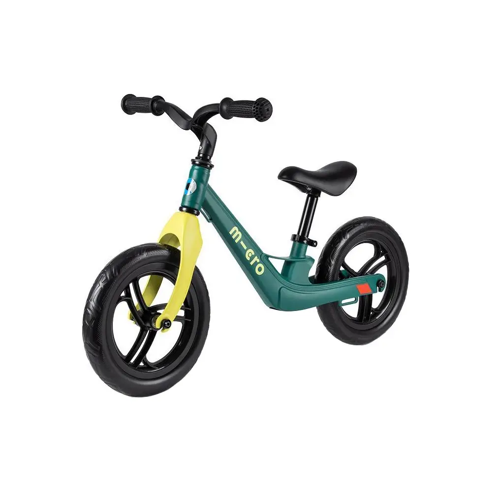Micro bicicleta de equilibrio Balance Bike Lite Peacock Green - ultraligera de magnesio