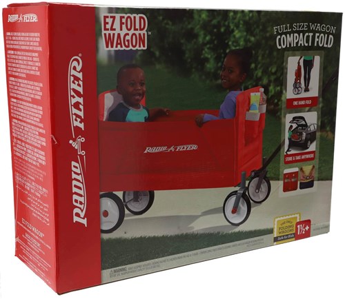 Carrito de juguete 3-en-1 EZ rojo para niños