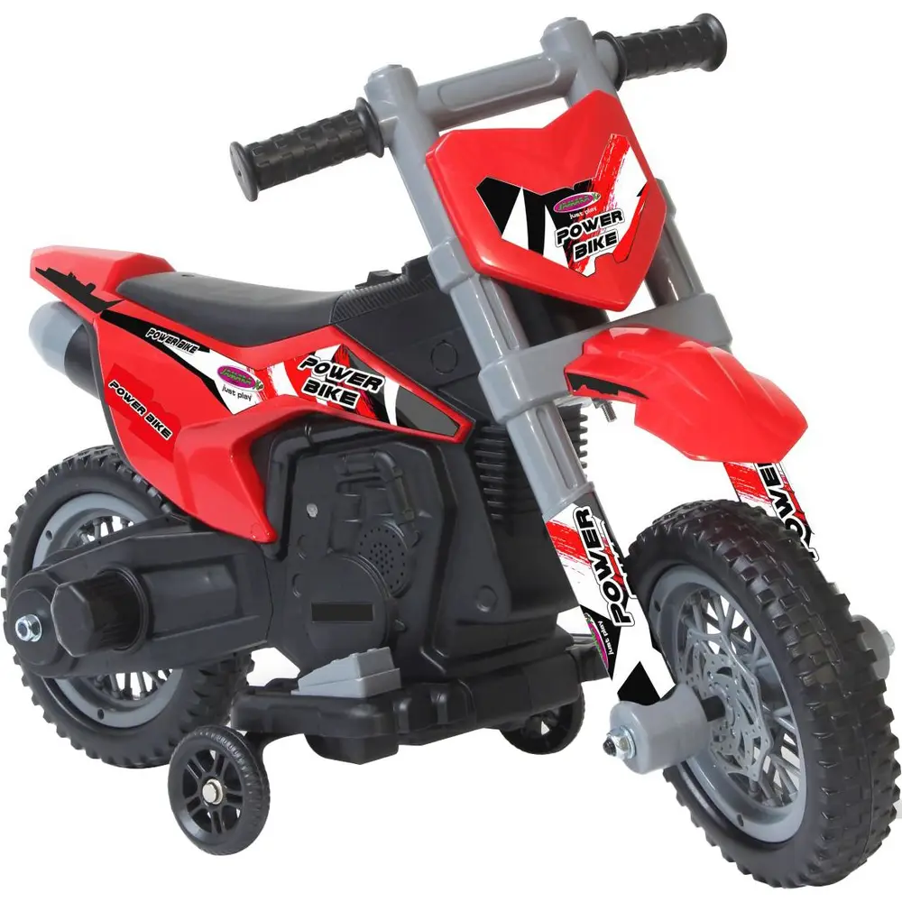 Jamara moto eléctrica Ride-on Power Bike roja 6V con sonido