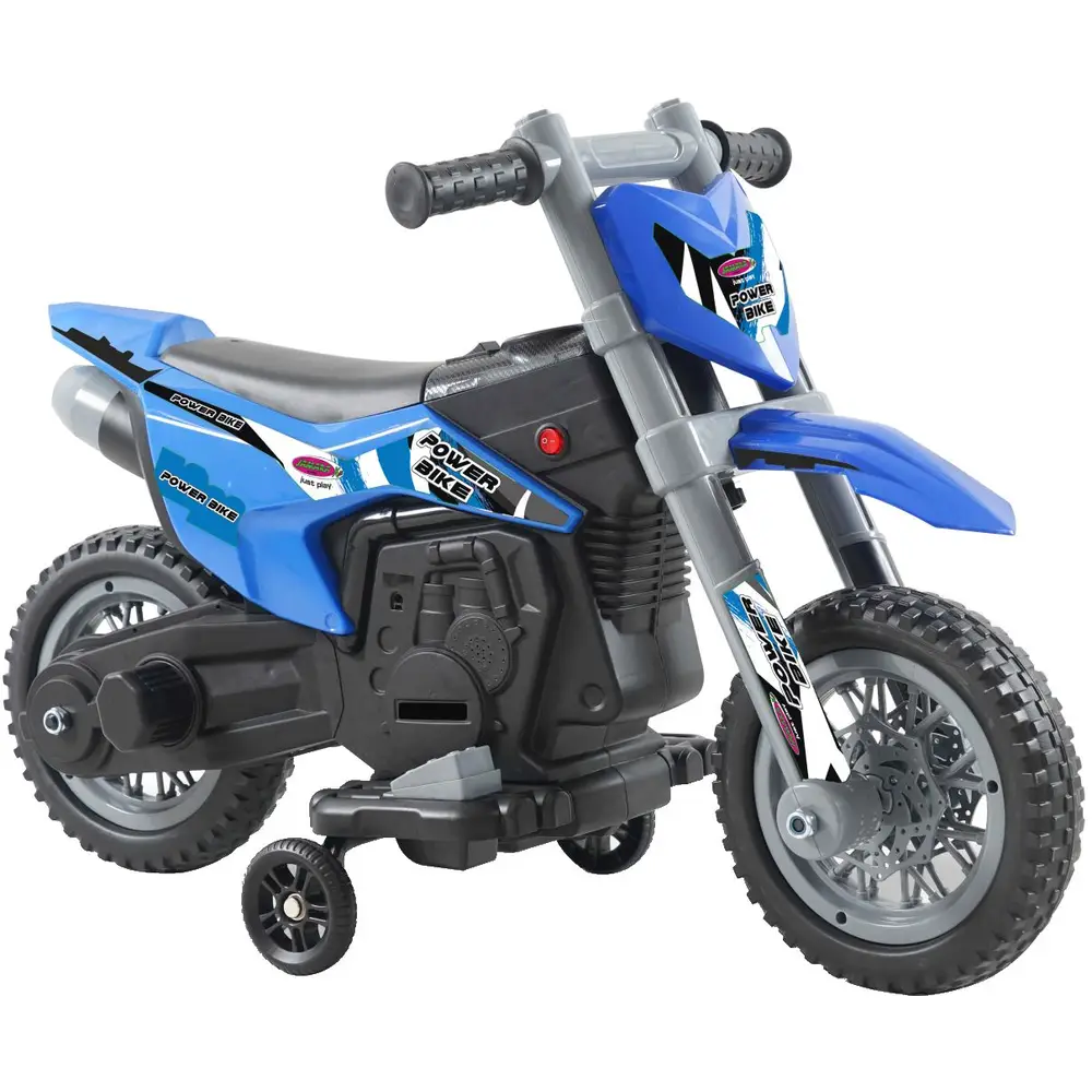 Jamara Power Bike moto eléctrica infantil azul 6V con sonido