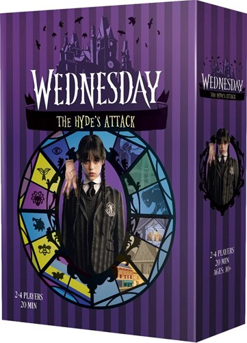 Asmodee juego de mesa Wednesday Nevermore Mystery Hyde's Attack 2-4 jugadores-2