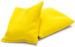Mercurius saquito de semillas amarillo 10x12 cm - juguete sensorial