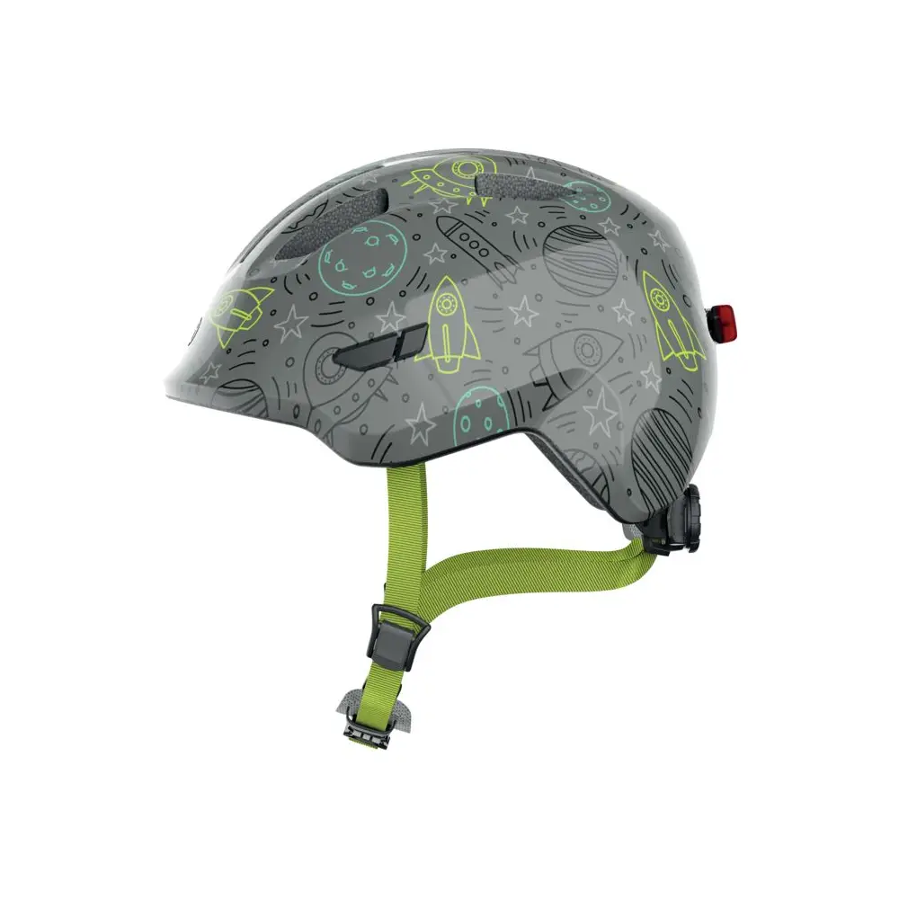 Vedes casco bicicleta niños Smiley 3.0 LED gris espacio S 45-50 cm seguro