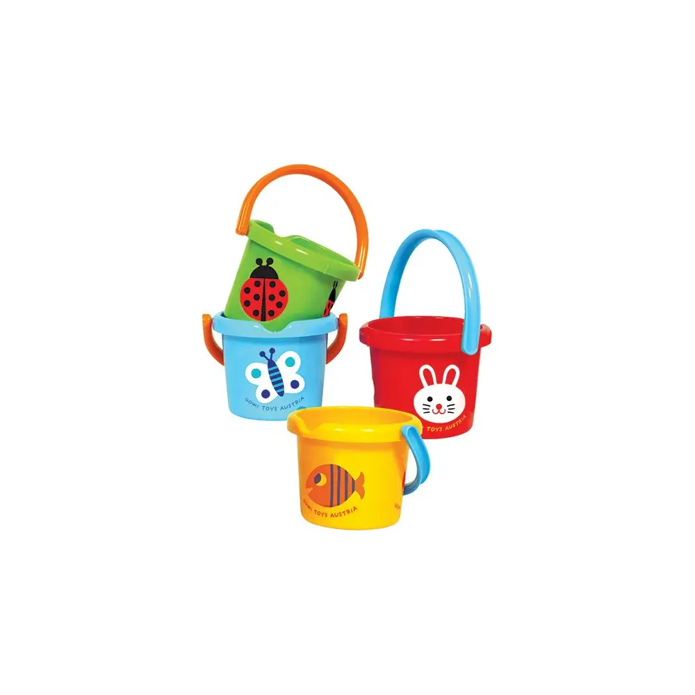 Gowi cubo de playa juguete motivo animal 14cm - arenero playa