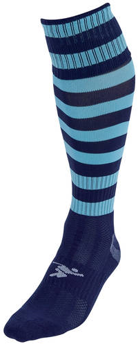 Precision Calcetines de Fútbol Pro Navy/Sky - Calcetines Deportivos Adultos