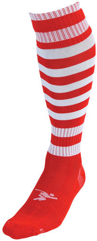 Precision Calcetines de Fútbol Pro Adultos Rojo-Blanco - Calcetines Deportivos