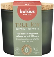 Bolsius vela aromática True Joy Botanic Freshness vaso aromático con tapón 66/83-3