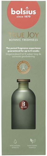 Bolsius difusor de varillas Botanic Freshness 80 ml - aroma fresco y duradero-3