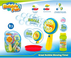 KiddyGo juguete de burbujas ventilador 2 en 1 multicolor USB