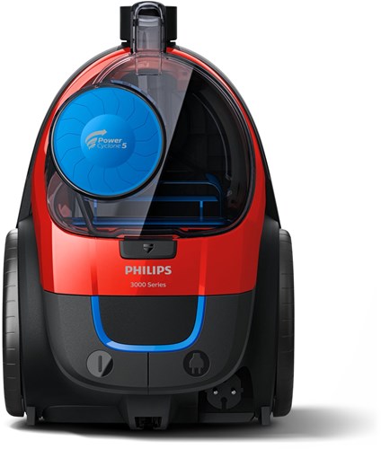 Aspiradora Philips PowerPro Compact sin bolsa FC9330/09 roja 900W-3
