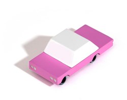 Candylab coche de juguete de madera - Berlina rosa diseño para niños