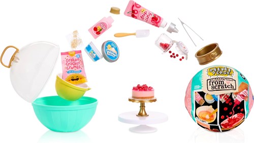 MGA Entertainment set creativo miniaturas de pasteles y comida para hacer