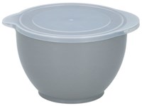 Alpina juego de cuencos para mezclar con tapa - 3 piezas - gris blanco - cocina-3