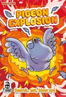 Asmodee juego de cartas Pigeon Explosion - divertido juego familiar para niños