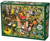 Cobble Hill rompecabezas aves Bird Cabin - 1000 piezas de diversión-3