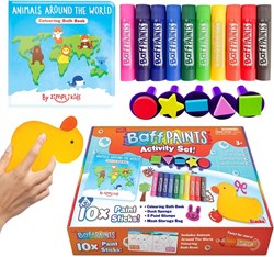 Zimpli Kids set de pintura para el baño - actividad creativa para niños