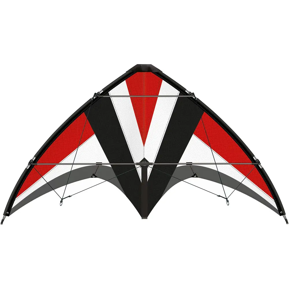 Günther cometa acrobática Whisper 125 GX para principiantes - cometa roja