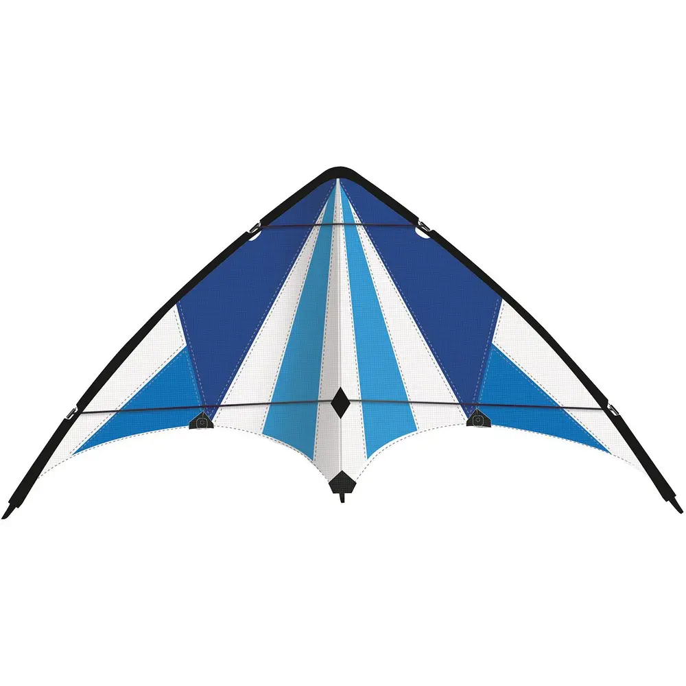 Günther cometa acrobática Blue Loop 130x69cm para principiantes y niños