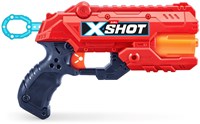 Zuru juguete X-Shot Reflex 6 Blaster con 12 dardos naranja-2