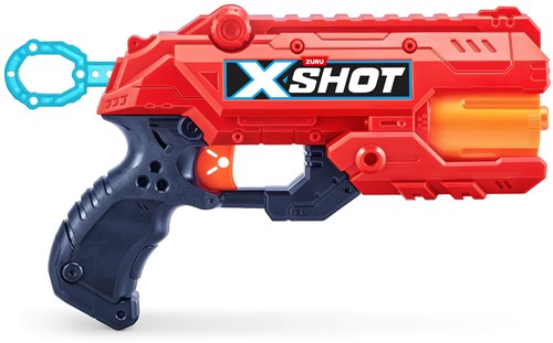 Zuru juguete X-Shot Reflex 6 Blaster con 12 dardos naranja-2
