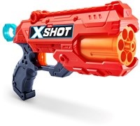 Zuru juguete X-Shot Reflex 6 Blaster con 12 dardos naranja-3