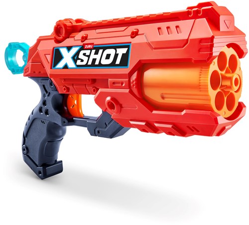 Zuru juguete X-Shot Reflex 6 Blaster con 12 dardos naranja-3