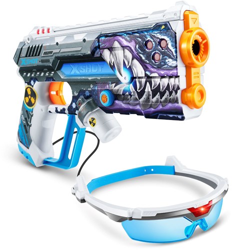 Juguete laser tag Zuru X-Shot Skins Laser 360 set con 2 blasters-3