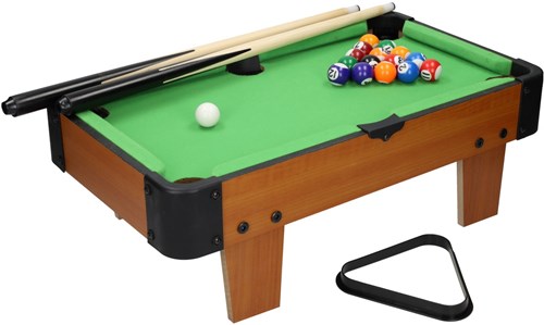 Albatros Hengelsport mesa de billar juguete - mini mesa de billar 48cm negro-2