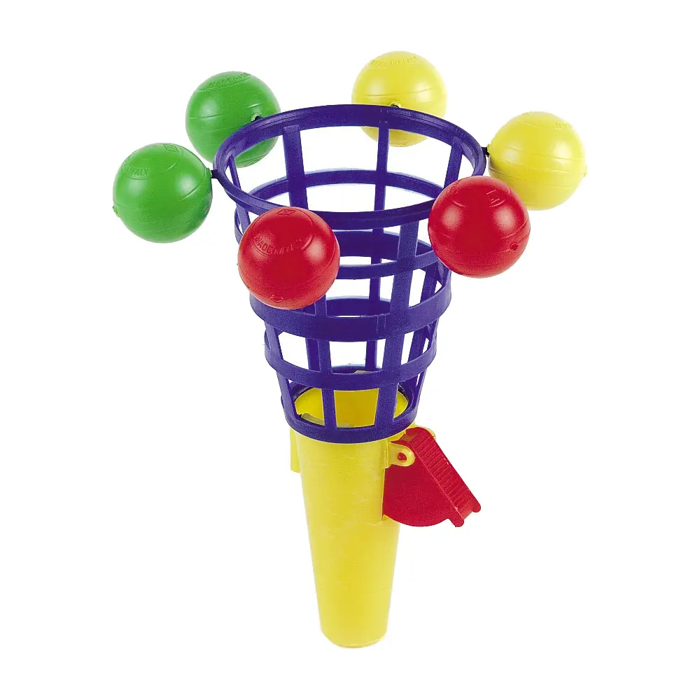 Vedes juguete vaso atrapabolas con 6 pelotas - juego infantil colorido