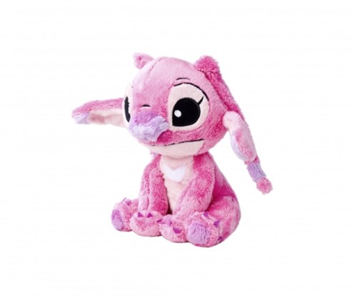 Peluche suave Lilo y Stitch Angel 25 cm rosa merchandising fan-3