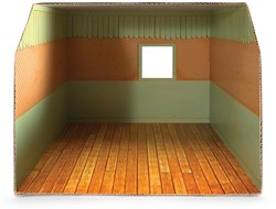 Het Muizenhuis habitación de bebé de juguete - set de juego de cartón para niños