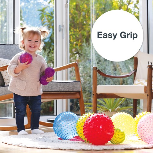 Juego de 4 pelotas sensoriales Edushape - 10 cm-3