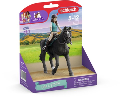 Schleich Horse Club Lisa y Storm - Figura de Caballo 42712-2