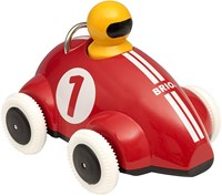 Brio coche de carreras Push & Go - coche de juguete de madera rojo - 30226