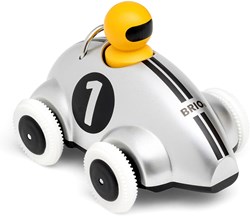 Brio coche de carreras Push & Go plata Edición Especial juguete